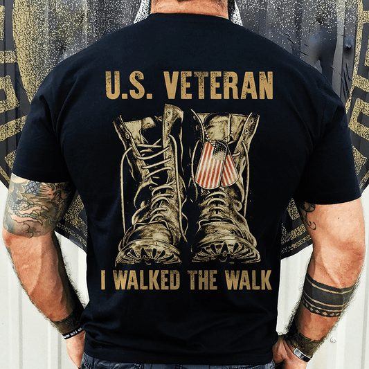 U.S. Veteran I Walked The Walk T-Shirt