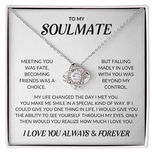 Love Knot Necklace | To My Soulmate